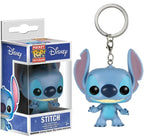 New 22 Styles Funko Pocket pop Keychains Mickey Mouse Minnie Donald Duck Stitch Angel Elvis TIKI Lilo Scrump Vinyl Figure Toys