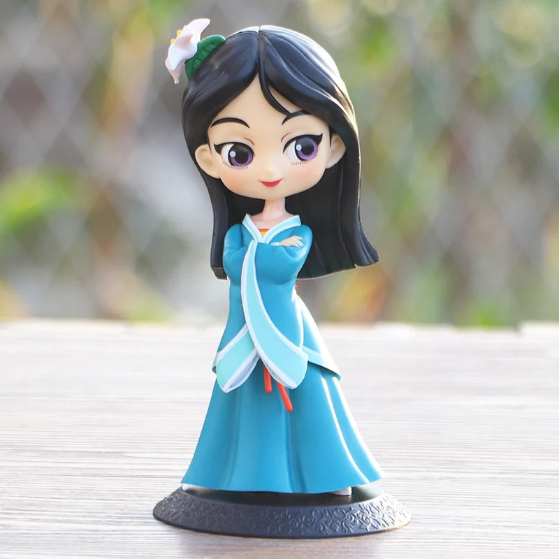 Disney Princess Ariel Rapunzel Cinderella Mermaid Anna Elsa Belle Sofia Snow White Mulan The Little Mermaid Figure Toys Kid Gift