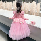 Halloween Costumes Kids Pink Girls Party Dresses Girl Aurora Princess Gown Sleeping Beauty Cosplay Costume Fantasy Disguise Sets