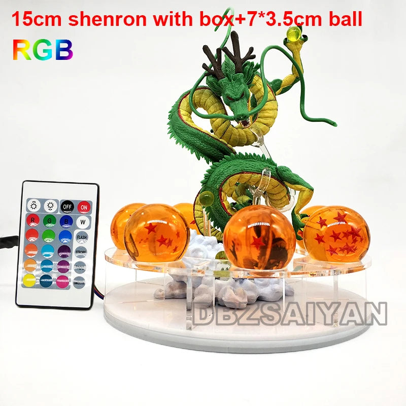 Anime Dragon Ball Z Shenron Lamp Super Saiyan Goku Action Figure Dragon Ball shenlong Model light Base Collection Gift