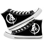 Sailor Moon high-top two-dimensional student canvas shoes anime men and women cartoon fashion casual graffiti board shoes  gifts