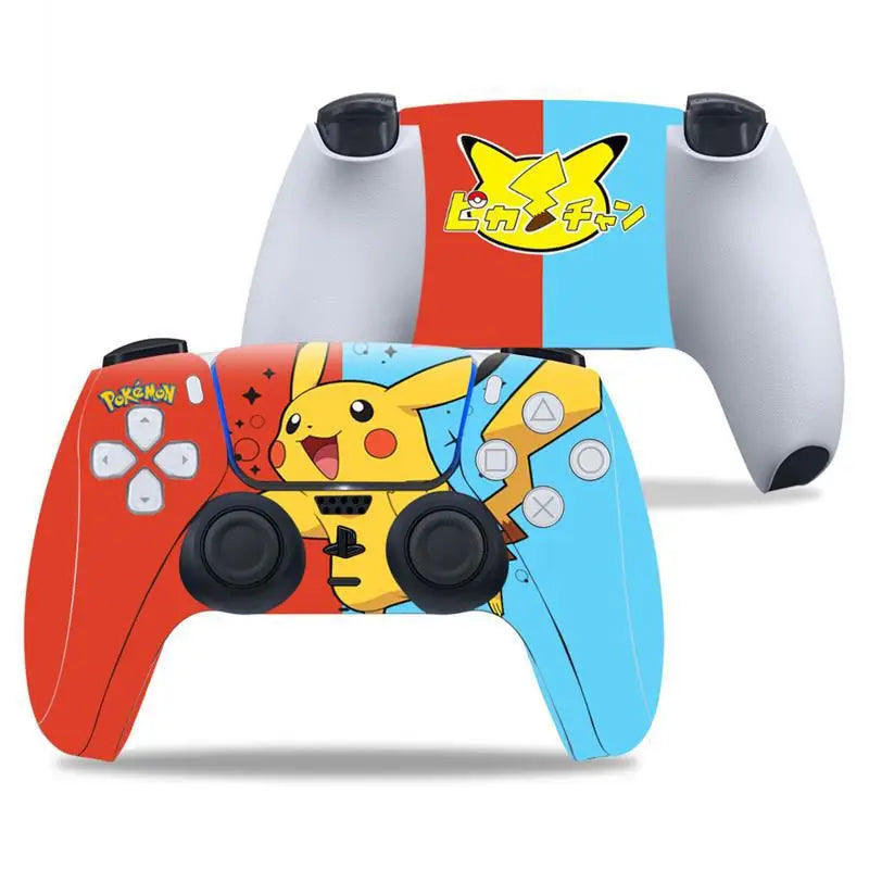 Pikachu for PS5 Gamepad Protective Decal Skin Sticker for PS5 Accessories Sticker Cover Case for PlayStation 5 Decal