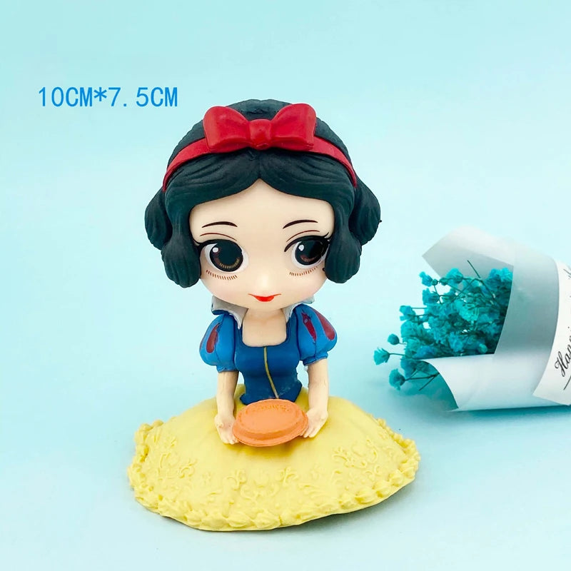 Disney Princess Ariel Rapunzel Cinderella Mermaid Anna Elsa Belle Sofia Snow White Mulan The Little Mermaid Figure Toys Kid Gift