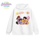 SAILOR MOON Japanese Anime Cute Character Print Collaboration Long Sleeved Sweatshirt for Men and Women Loose Autumn and Winter