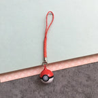 Mini Pikachu Pokeball Charms Cartoon Anime Peripheral Mobile Phone Chain DIY Fashion Cute Creative Decoration Phone Lanyard Gift