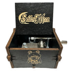 Sailor Moon Figurines Hand Crank Music Box Cartoon Anime Derivative Peripherals Girls Birthday Party Gifts Decoration Ornaments