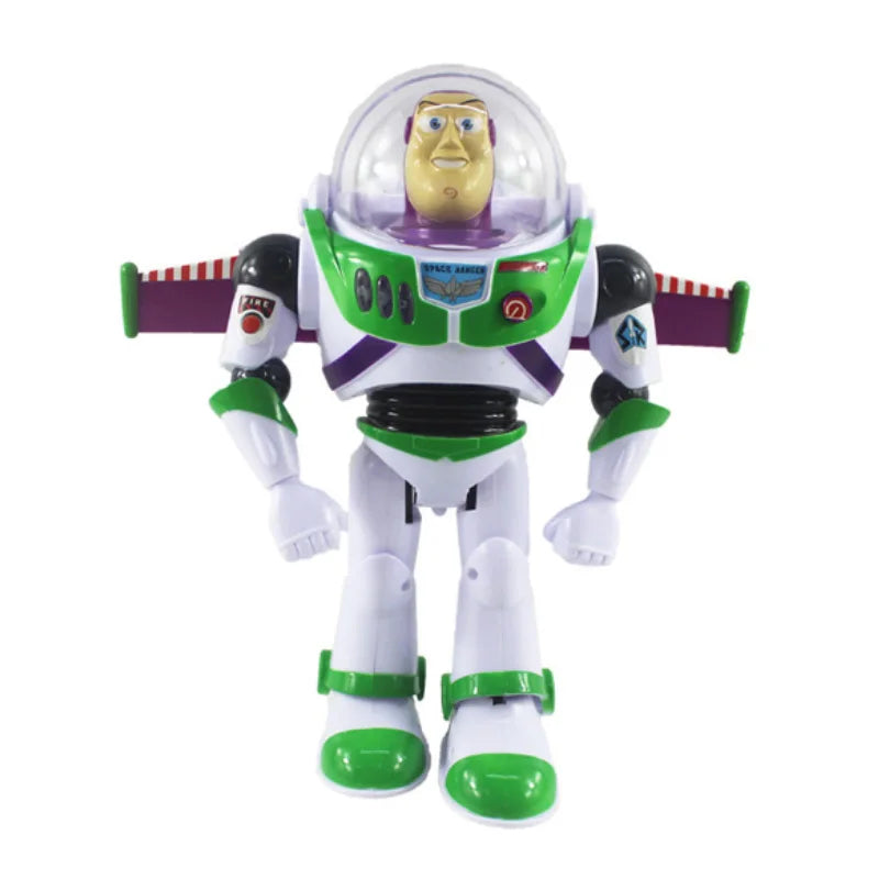 Disney 33cm Pixar Toy Story 4 Buzz Lightyear Talking Action Figures Cloth Body Model Doll Limited Collection Ornament Toys Gift