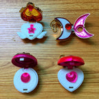 Animation Sailor Moon Morpher Tsukino Usagis 4cm Candy Box Transfiguration Pendant Model Toy Gifts for Girls