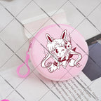 Sailors Moon Zipper Purses Small Bags Portable Coin Pouch Anime Children Round Wallet Cartoon Mini Storage Keychain Bag Kid Gift