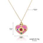 Anime Tsukino Usagi Little Rabbit Keychain Transformer Moon Messenger Mizuno Ami Hino Rei Role Playing Pendant Jewelry Necklace