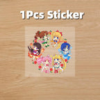 Sailor Moon Anime  Mini Folding Hair Brush with Mirror Portable Travel Comb for Women Lightweight Outdoor Use Hand Washable Gift