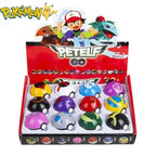 New 12pcs/Set Pokemon Pikachu Pokeball Toy Kids Charmander Anime Peripherals Collection Toy Fans Cartoon Action Figurine Gifts