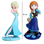 Disney Anime Frozen 2 Snow Queen Elsa Anna Pvc Action Figure Olaf Kristoff Sven Dolls Figurines Kids Cartoon Toy Children Gifts