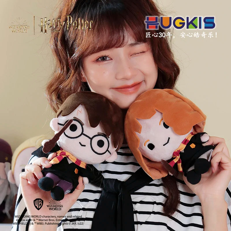 HUGKIS Official Harry Potter Mini Cotton Plush Doll 8inch/10inch, Anime Stuffed Figure with Keychain, Movie Character Doll
