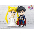 In Stock Bandai Figuarts Mini Sailor Moon Princess Serenity Prince Endymion Anime Action Figure Toy Gift Model Collecting Hobby