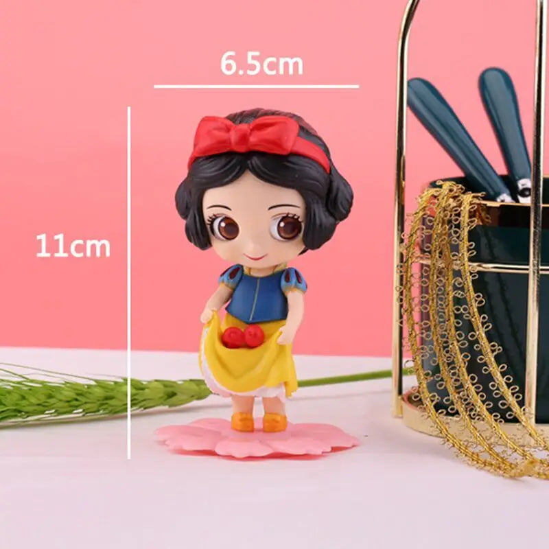 Disney Princess Ariel Rapunzel Cinderella Mermaid Anna Elsa Belle Sofia Snow White Mulan The Little Mermaid Figure Toys Kid Gift