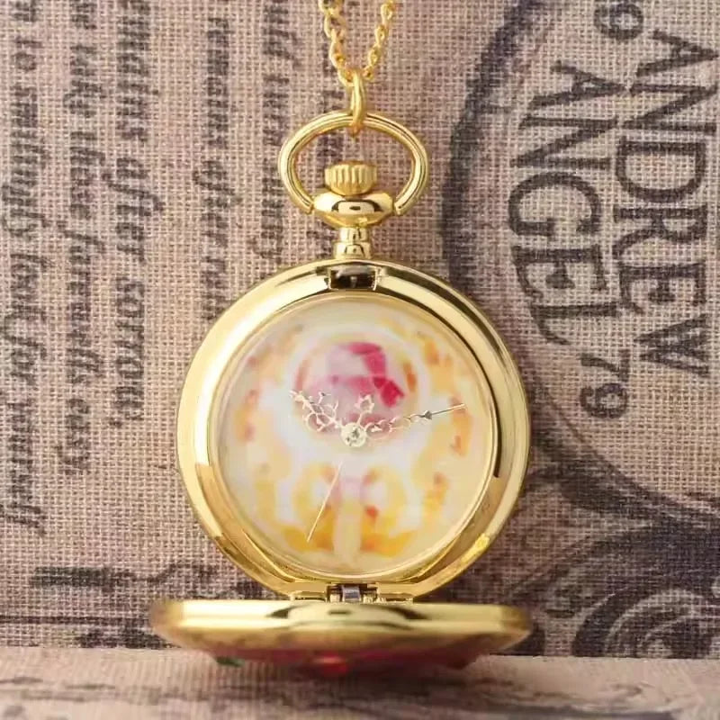 Sailor Moon Moon Prism Pocket Watch Second Generation Lifewith sailor moon Card Captor Sakura cartoon accessories holiday gift