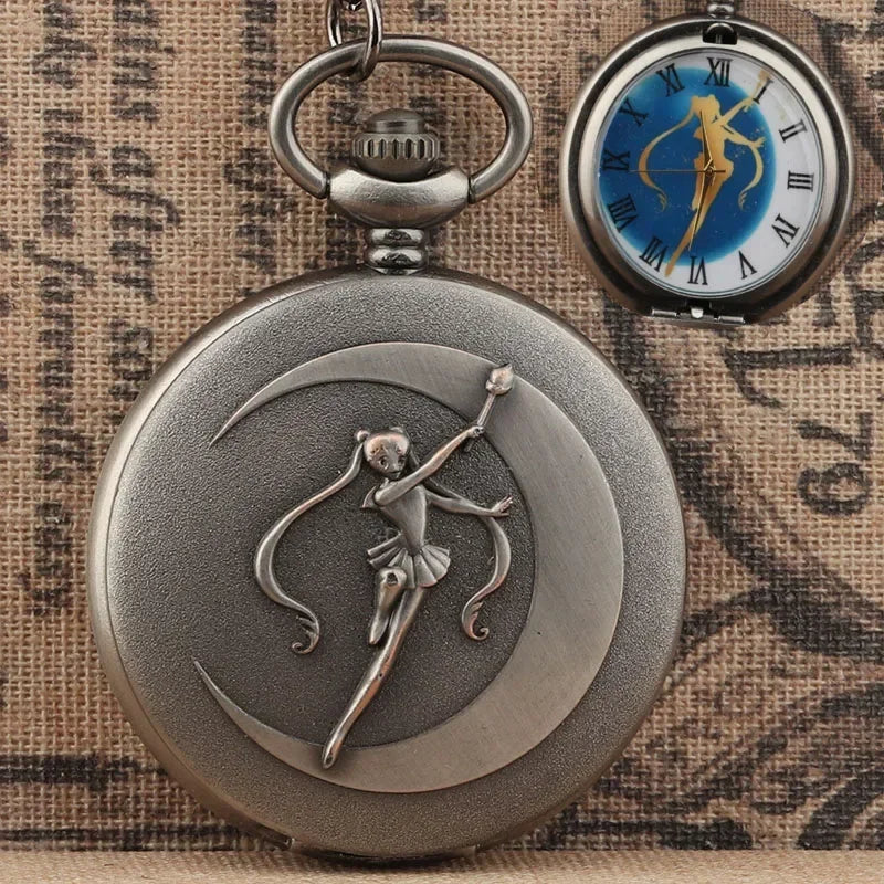 Sailor Moon Moon Prism Pocket Watch Second Generation Lifewith sailor moon Card Captor Sakura cartoon accessories holiday gift