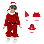 Christmas Kids Clothes Girl's Cosplay Dress Boys and Girls Carnival Party Clothes Children's New Year Costume Xmas Suit Gift