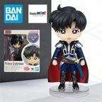 BANDAI Original MODEL KIT Figuarts Mini Sailor Moon Sailor Chibi Tsukino Usagi Hino Rei Anime Figure Model for Boys 100mm