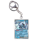 Pokemon Acrylic Small Cards Quaxly Fuecoco Sprigatito Double Sided Pendant Game Props Anime Characters Keychain Game Props Toys