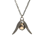 Starry Fleld  American Deathly Hallows Snitch Gold Necklace
