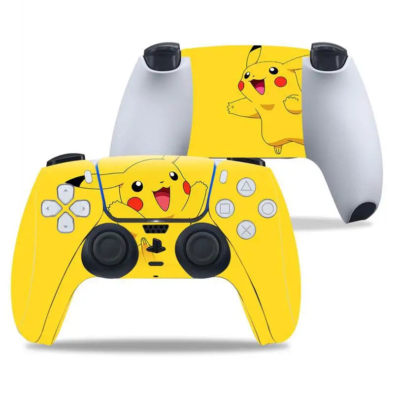 Pikachu for PS5 Gamepad Protective Decal Skin Sticker for PS5 Accessories Sticker Cover Case for PlayStation 5 Decal