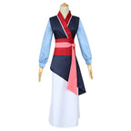 Ancient Mulan Cosplay Costume Womens Hanfu Princess Dress Halloween Carnival Party Warrior Clothes Chinese Heroine Dress Up 3XL