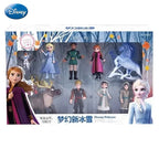 Disney Anime Frozen 2 Snow Queen Elsa Anna Pvc Action Figure Olaf Kristoff Sven Dolls Figurines Kids Cartoon Toy Children Gifts