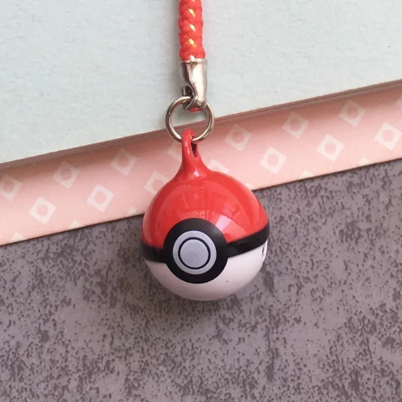 Mini Pikachu Pokeball Charms Cartoon Anime Peripheral Mobile Phone Chain DIY Fashion Cute Creative Decoration Phone Lanyard Gift