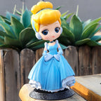 Disney Princess Ariel Rapunzel Cinderella Mermaid Anna Elsa Belle Sofia Snow White Mulan The Little Mermaid Figure Toys Kid Gift