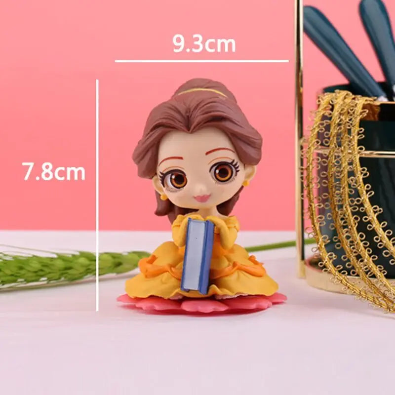 Disney Princess Ariel Rapunzel Cinderella Mermaid Anna Elsa Belle Sofia Snow White Mulan The Little Mermaid Figure Toys Kid Gift