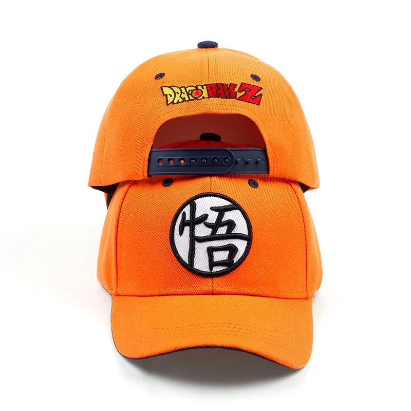 Dragon Ball Son Goku Baseball Cap Anime Snapback Hat Adjustable Sunshade Hats Outdoor Hip Hop Streetwear Sports Sunscreen Cap