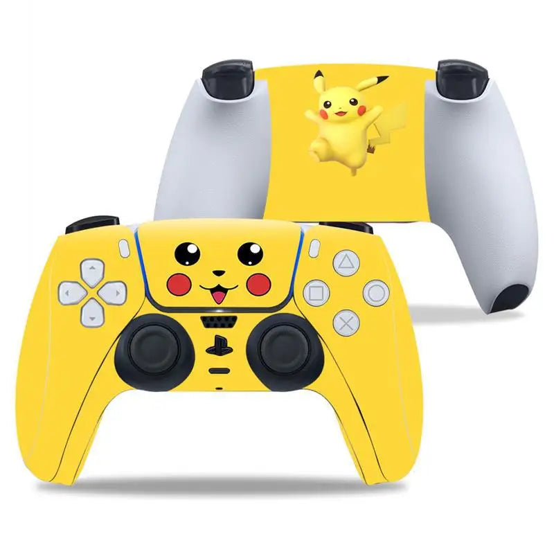 Pikachu for PS5 Gamepad Protective Decal Skin Sticker for PS5 Accessories Sticker Cover Case for PlayStation 5 Decal