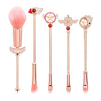 Sailor Moon Makeup Brushes Set Eye Shadow Foundation Women Cosmetic Brush Eyeshadow Blush Powder Blending Beauty Soft Tool