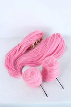 New chibi moon Cosplay Wigs Pink Chibiusa Wigs Heat Resistant Synthetic Hair Perucas Cosplay Wig + Wig Cap