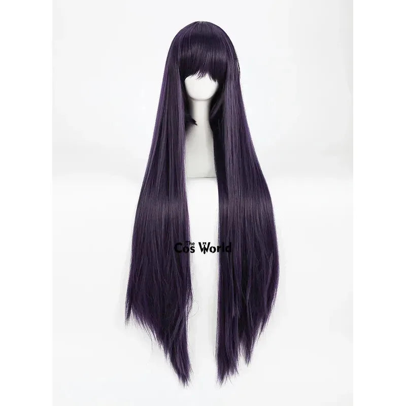 Sailor Mars Hino Rei 100cm Long Anime Cosplay Wigs Fiber Heat Resistant Synthetic Hair + Wig Cap