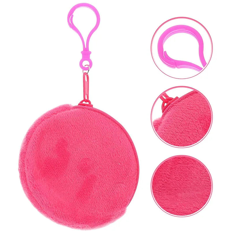 Sailors Moon Zipper Purses Small Bags Portable Coin Pouch Anime Children Round Wallet Cartoon Mini Storage Keychain Bag Kid Gift