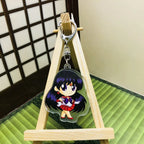 Sailor Moon Acrylic Keychain Anime Accessory Usagi Tsukino Luna Artemis Charm