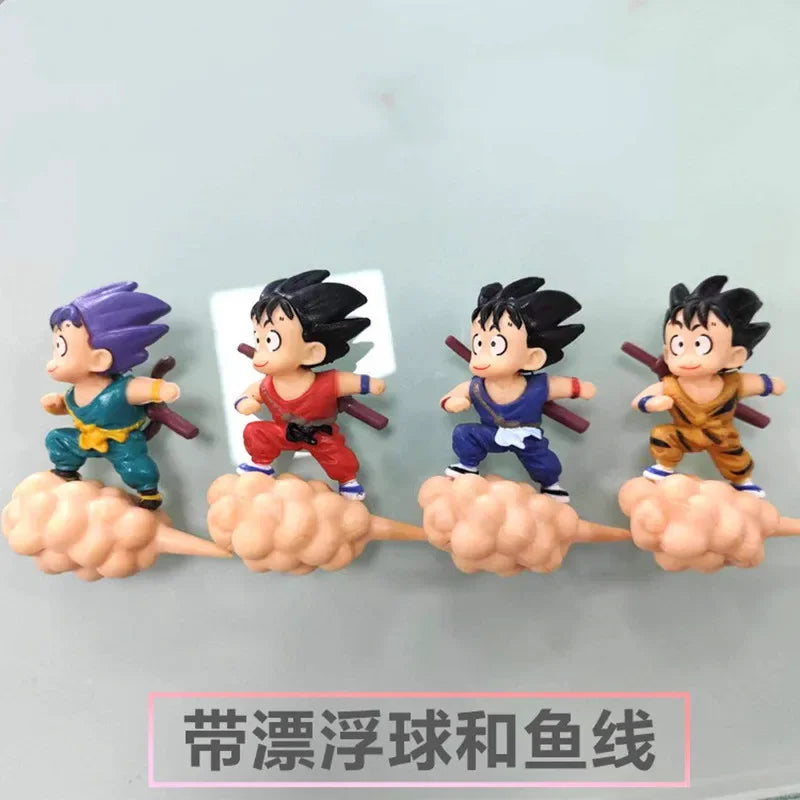 New Anime Dragon Ball Figure Son Goku Fish Tank Landscape Decoration Animation Dragon Ball Wukong Micro Landscape Gifts Kids Toy