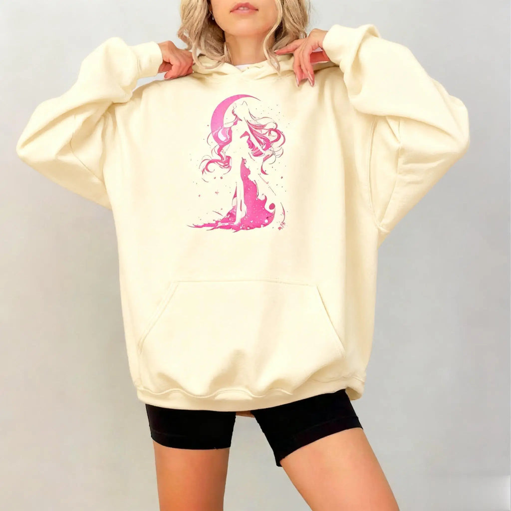 Sailor Moon Anime Women Men Hoodie Oversized Casual Streetwear Kawaii Print Pullover Sweatshirt Spring Autumn Trendy Y2k Unisex