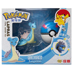 Genuine Pokemon Anime Figure Pikachu Gengar Charizard Gyarados Mew Dragonite Doll Model Children's Transformation Toy Gift Set