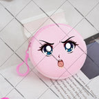 Sailors Moon Zipper Purses Small Bags Portable Coin Pouch Anime Children Round Wallet Cartoon Mini Storage Keychain Bag Kid Gift