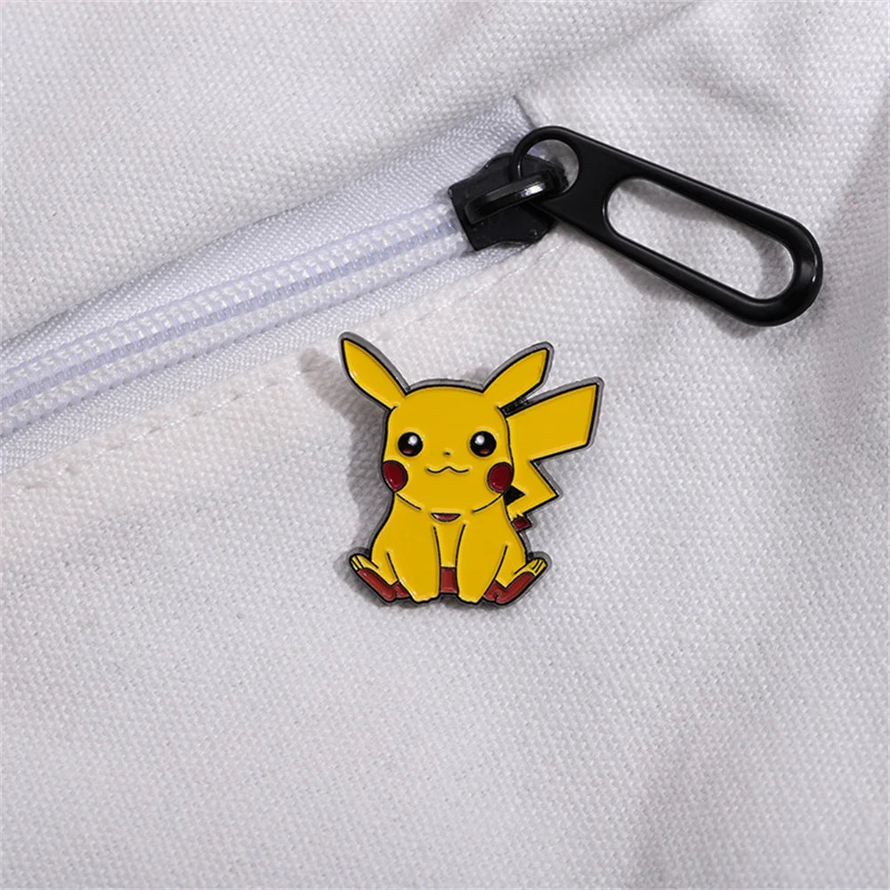 Pokemon Pikachu Anime Brooch For Backpacks Enamel Pin Metal Brooch Pin For Women Badges Pin Brooches Jewelry Accessories