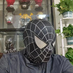 Spiderman Marvel 1/1 3D Spider-Man Tobey Mask Halloween Cosplay Faceshell Detachable Lenses Costumes Superhero Collection Models