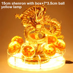 Anime Dragon Ball Z Shenron Lamp Super Saiyan Goku Action Figure Dragon Ball shenlong Model light Base Collection Gift