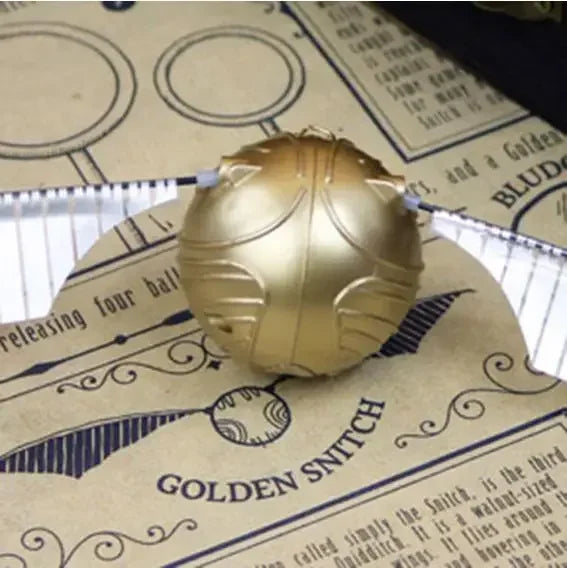 Harry Potter Flying Golden Quidditch Ball Model Toy Magic Ball Gift with Electronics Collectible Model Toys for Birthday Gifts