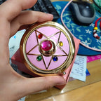 Sailor Moon R Moonlight Memory Series Crystal Star Case Cosmetic Make Up Compact Travel Folding MIRROR Sailor Moon Cosplay Box