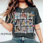 Retro Disney Princess Comfort Colors Shirt Polaroid Frame Disney Princess Tee Disney Girl Trip Tee Princess Women Tee