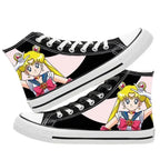 Sailor Moon high-top two-dimensional student canvas shoes anime men and women cartoon fashion casual graffiti board shoes  gifts